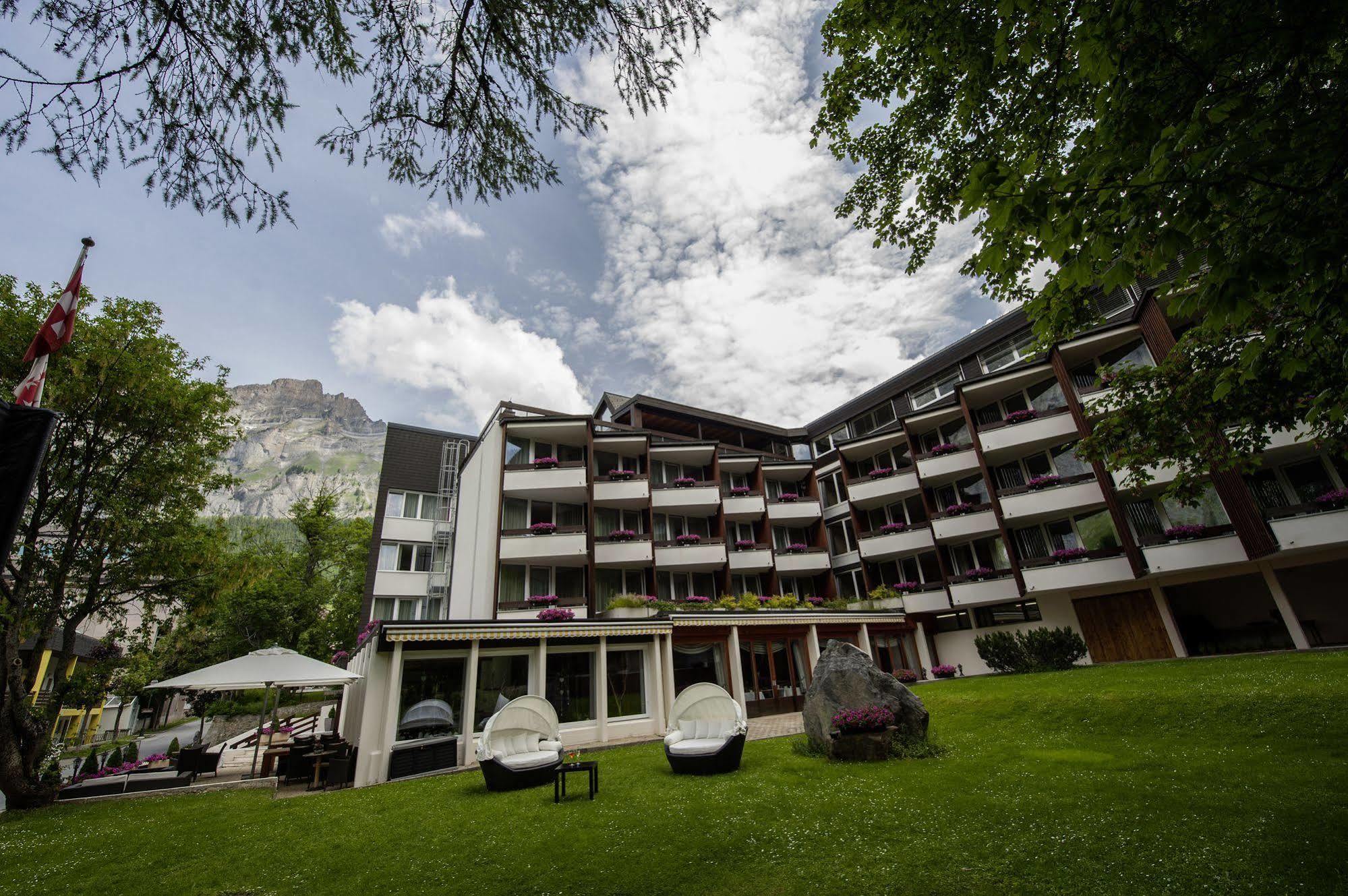 Hotel Quellenhof Leukerbad Dış mekan fotoğraf